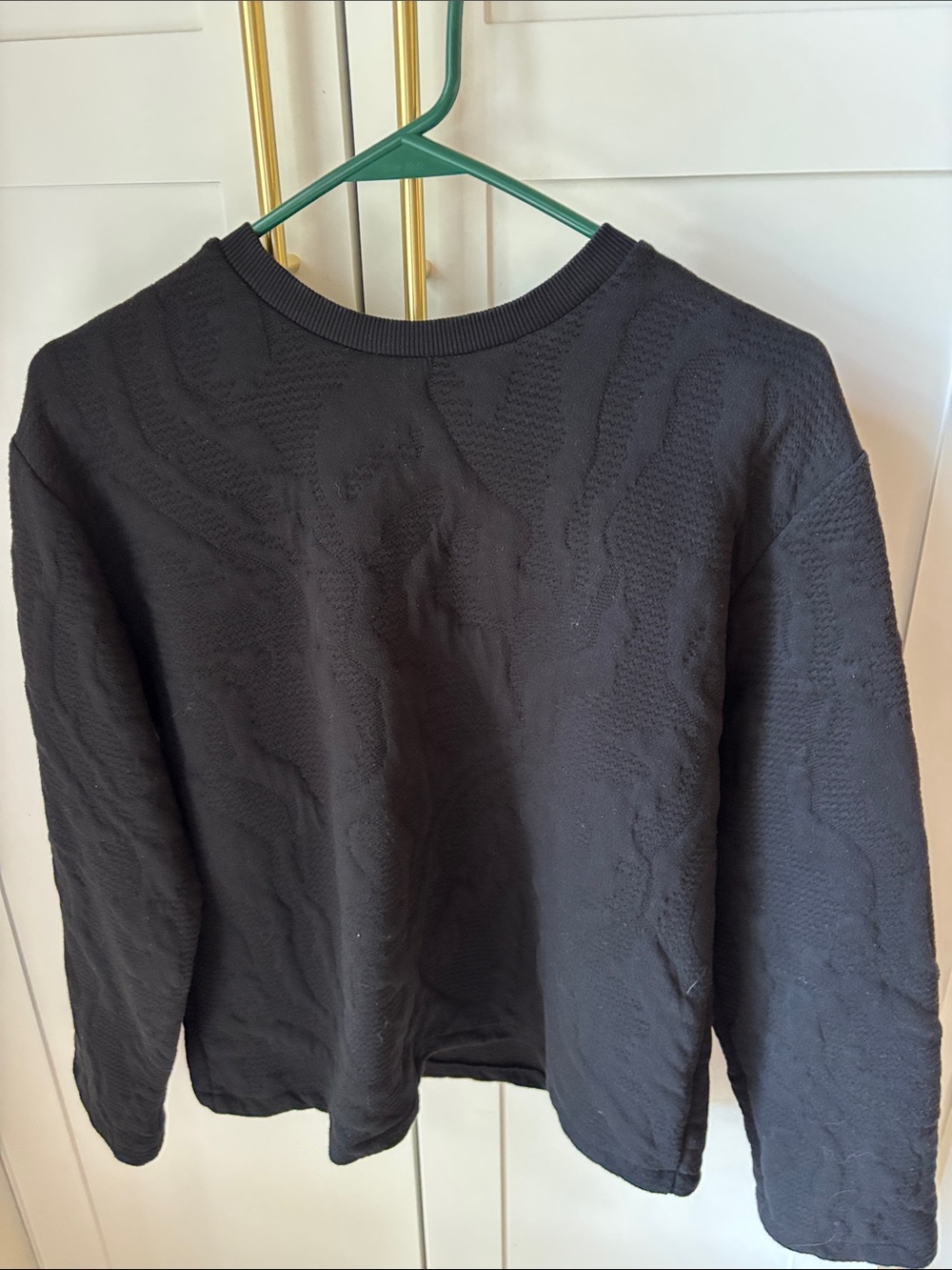 Zara jacquard sweatshirt size small
